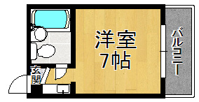 ルネッサンスロンシャンの間取り