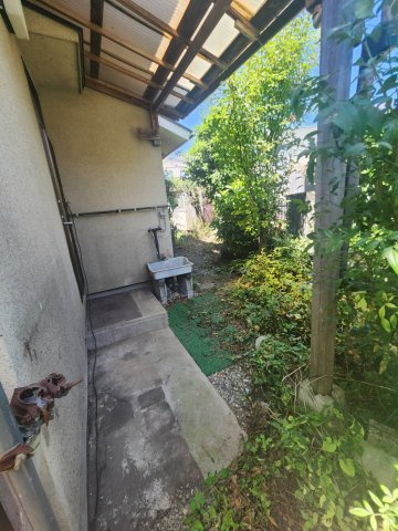 大きな家庭菜園・庭付（一部リフォーム）黒磯戸建の設備|北側庭部分　水道あり
