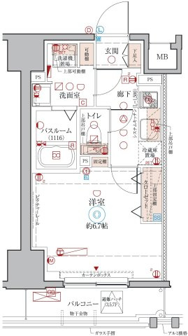 【間取り】 | クレヴィスタ元浅草