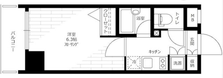 スパシエ練馬アヴィニティーの間取り|間取りです。