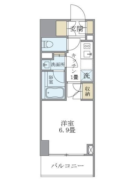 プランドール水天宮の間取り|間取りです。