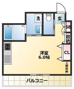 【間取り】 | ハピネス三宿