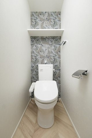 新品家具付きマンション築港本町8B(KaGood福岡)のトイレ