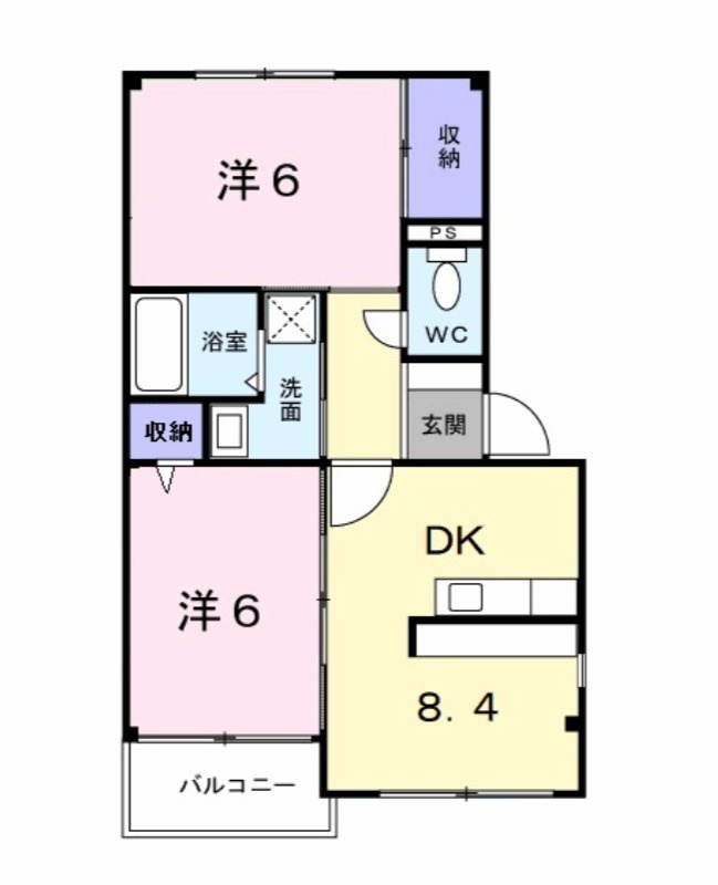 アビタシオン恵の間取り