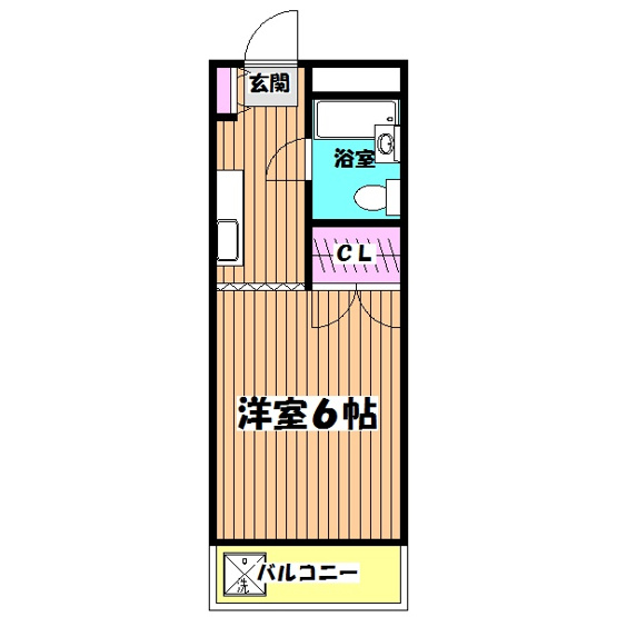 【間取り】 | サンハイツ越野