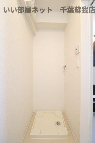 グランシャリオⅢの洗面所|洗濯機置場