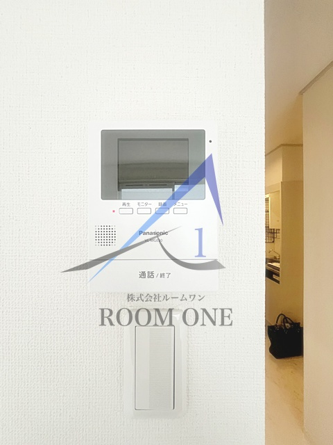 神楽坂ＷＥＳＴⅡのセキュリティ|モニター付きインターホンです。