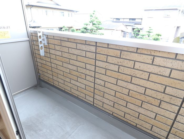 アザックひらたのバルコニー