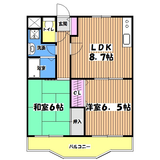 【間取り】 | パークサイド武蔵野