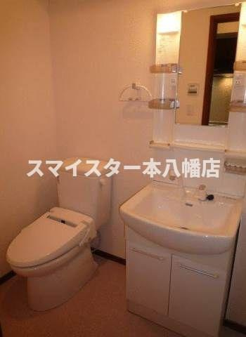 フィールドサイドの独立洗面台