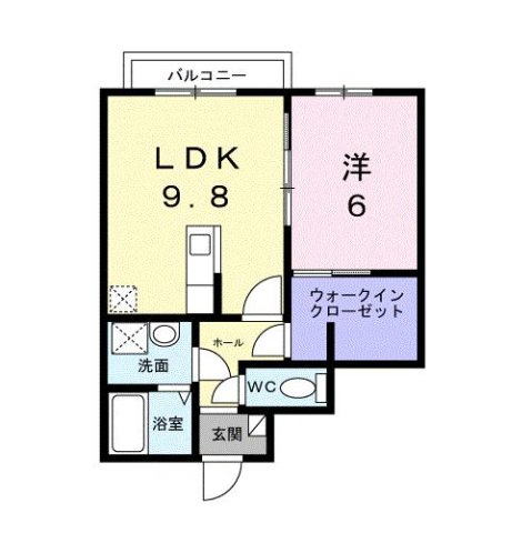 アリエッタ　Ａの間取り