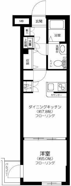 ＡＱＵＡ　ＴＯＫＹＯ　ＮＯＲＴＨＣＩＴＹの間取り|間取りです。