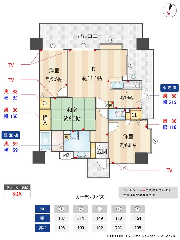 ＫＤＸレジデンス西公園の間取り