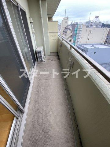 大阪市淀川区田川２丁目の賃貸マンションのバルコニー