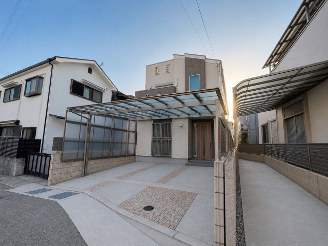 神戸市兵庫区湊山町　中古戸建の外観|AIにて動産物は消しております。