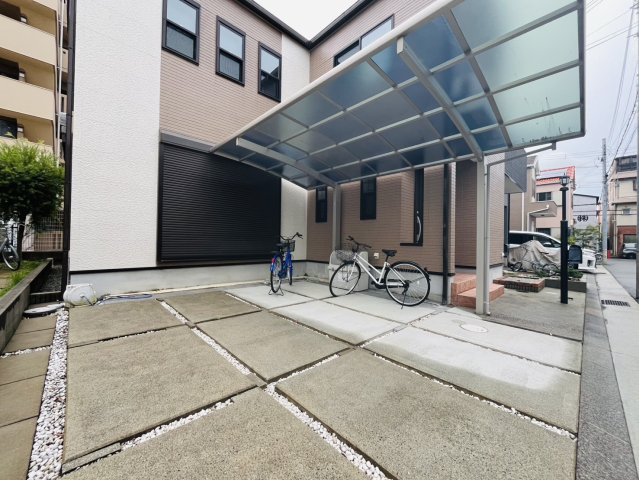 戸建　東尻池町6丁目の前面道路含む現地写真|AIにより動産物は消しております。
