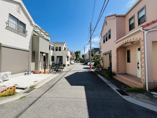 戸建　東尻池町6丁目の前面道路含む現地写真|AIにより動産物は消しております。