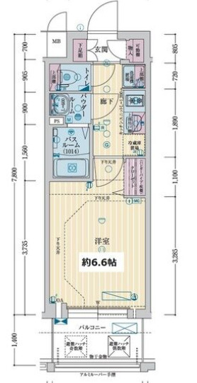 【間取り】 | レシオス大阪城北詰