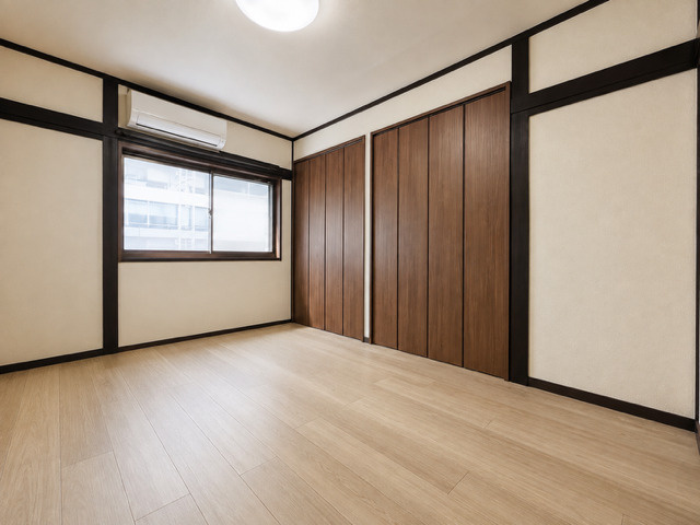 長田区寺池町２丁目　中古戸建の洋室|AI加工により動産物は消去しております。