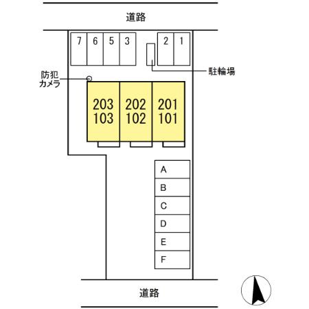 コンフォルト プラスの区画図