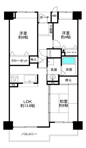 レジデンス芦屋くすのきの間取り|ご内覧希望の方はお電話いただければスムーズにご案内できます。