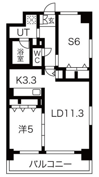 フォーリアライズ京橋の間取り