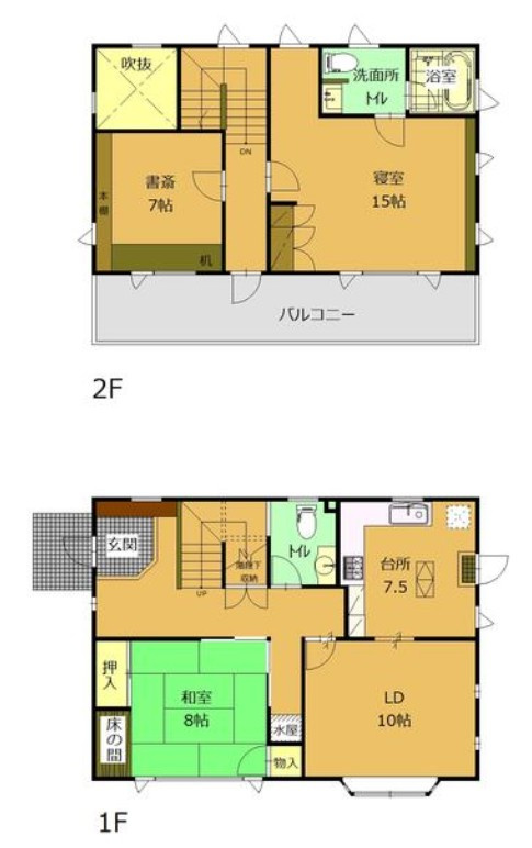 【中古戸建】前橋市下大島町の間取り|■間取り図｜敷地面積：206.39（約62.43坪）　建物面積：121.19（約36.65坪）