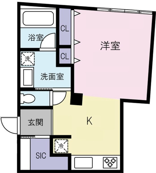 ELYSION KOWA　annexの間取り|間取りです。