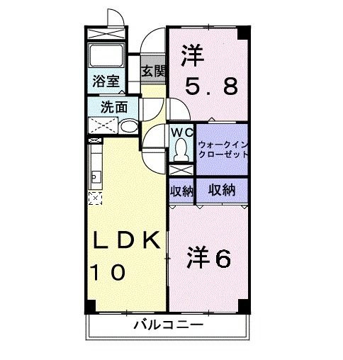 コートピアＣの間取り