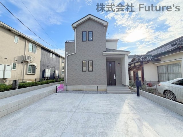 八潮市鶴ケ曽根　新築戸建　全3棟　C号棟の外観|八潮駅・草加駅バス12分『エイトアリーナ入口』停歩3分