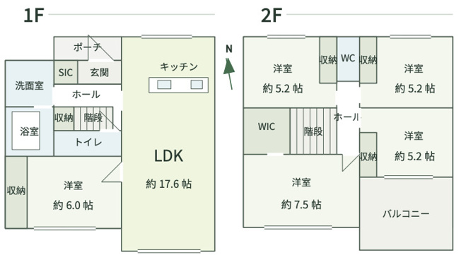 【間取り】 | 久喜市上町　中古戸建