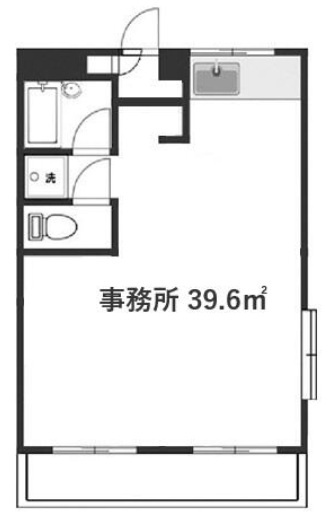 練馬区石神井台５丁目の事務所の間取り
