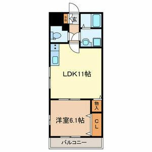 川口市北原台２丁目のアパートの間取り