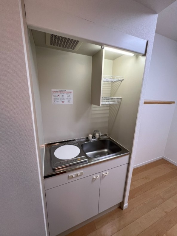 北区赤羽西３丁目のアパートのキッチン
