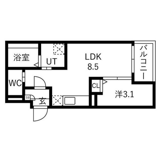 Ｊａｃｋ　ｍｉｙａｈａｒａⅢの間取り