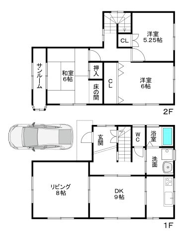 戸建　長田区高取台2丁目の間取り