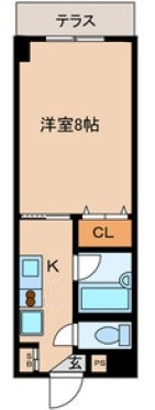 小石川ガーデンハウスの間取り|間取りです。
