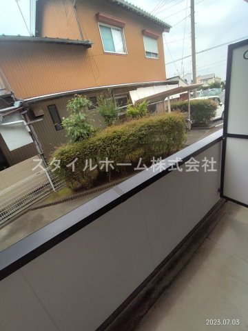 レインボーのバルコニー