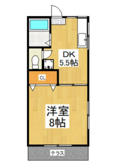 【間取り】 | パーシモンアネックス | 間取りです。