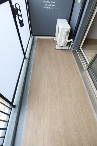 アーバネックス大阪城北のバルコニー