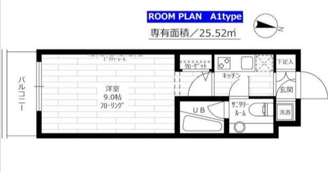 ステージグランデ西調布アジールコートの間取り
