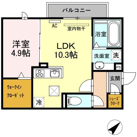 アメニティ橋口の間取り