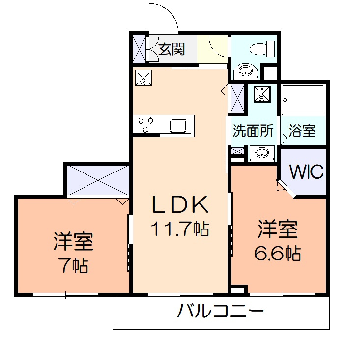 アイビスの間取り
