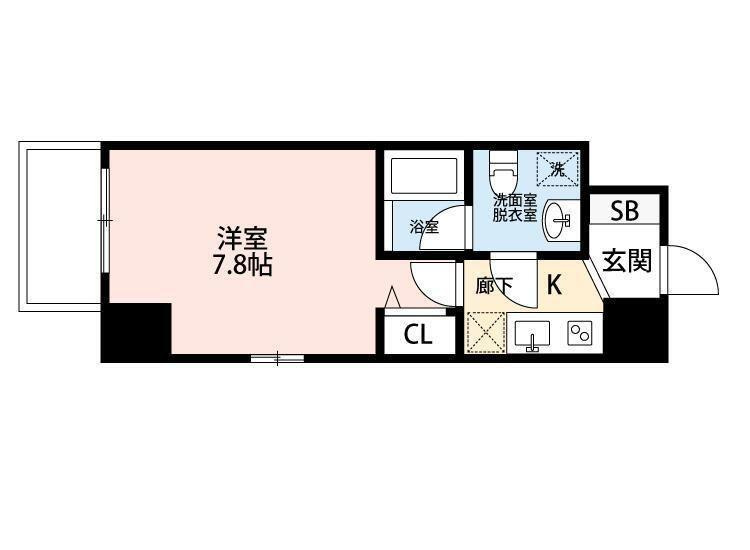 シャルマンパレ神戸花隈の間取り