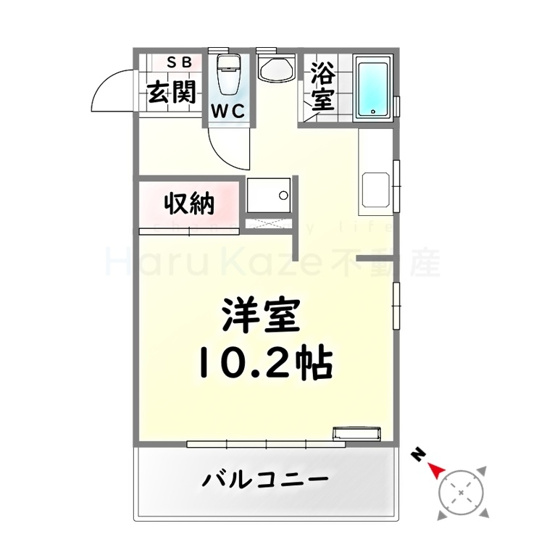 【間取り】 | ドエル明治【名古屋市賃貸・単身者限定】