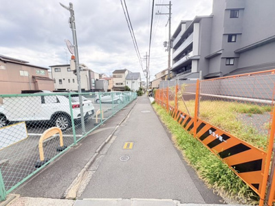 【前面道路含む現地写真】 | 上京区長門町　売土地
