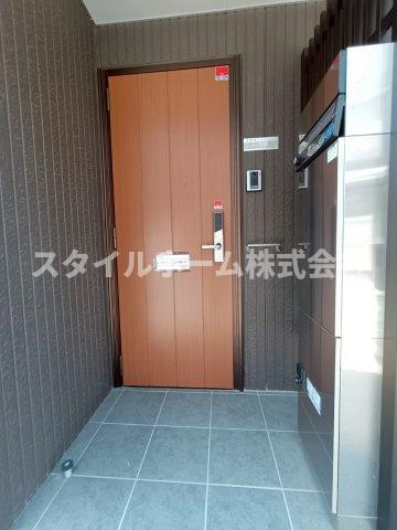 椿の玄関