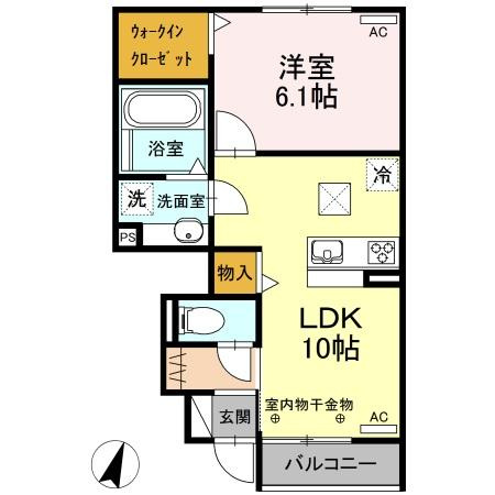 椿の間取り