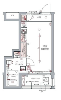 【間取り】 | ラグディア高輪 | 間取りです。