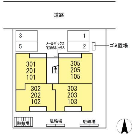 【区画図】 | DROOM万願寺(ディールームマンガンジ)
